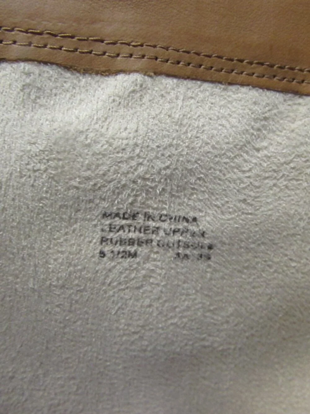 Michael Kors Hamilton Boots Tall Tan Brown Leather Logo Knee Zip 5.5 M